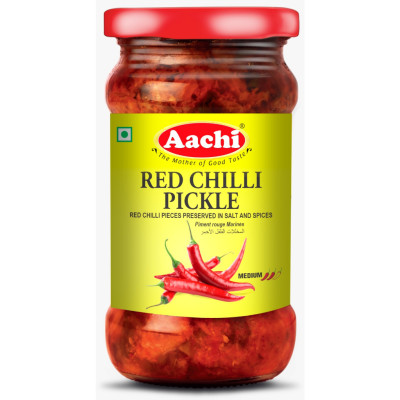 AACHI RED CHILLI PICKLE 300GM (1X24)